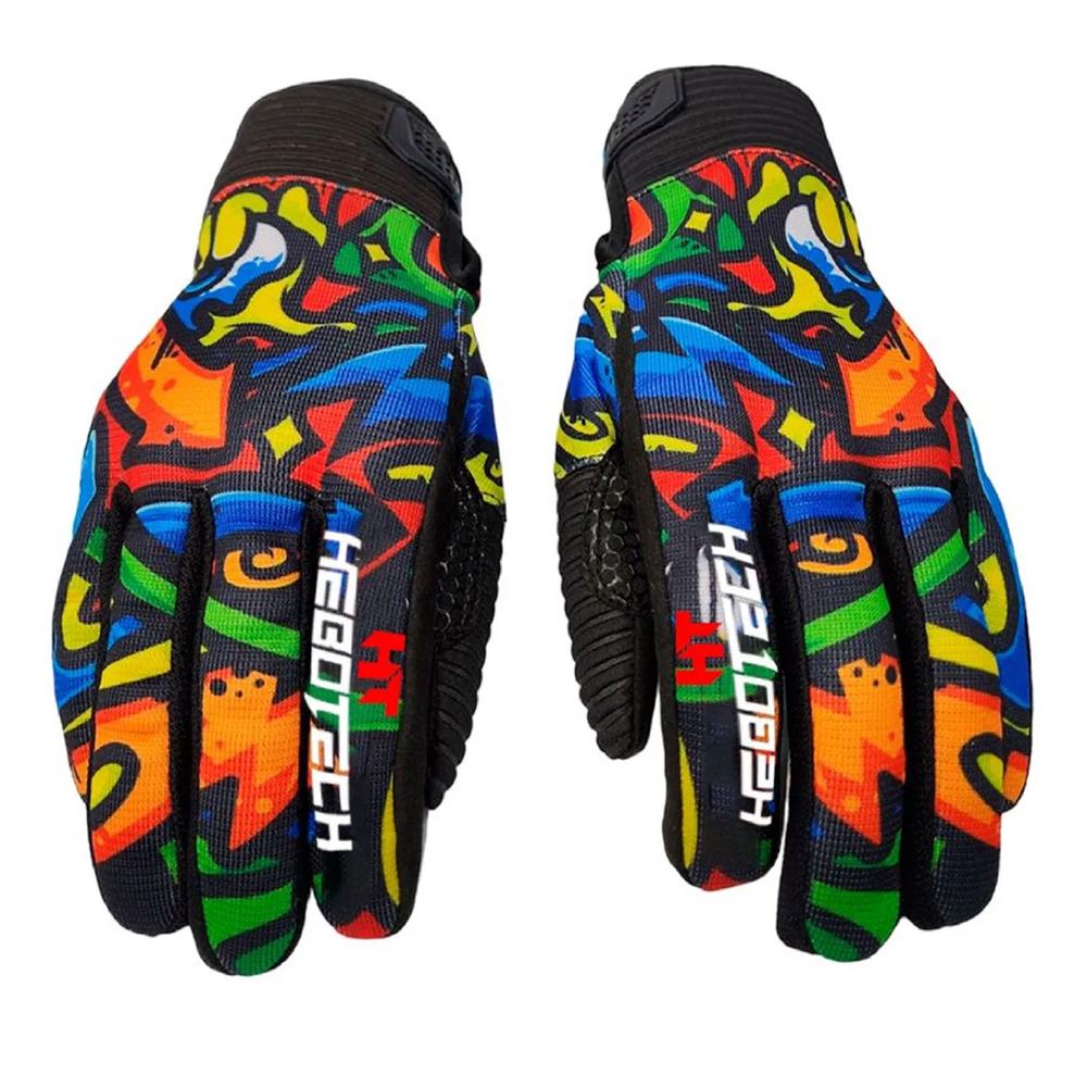 Foto 2 pulgar | Guantes Hebotech Zoom Negros Talla Xl para Motociclista