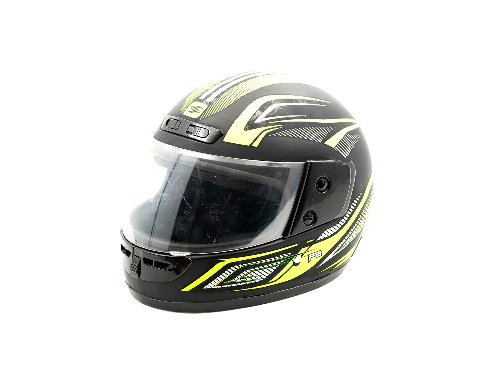 Casco Para Moto Cerrado L Amarillo Negro Coppel Com