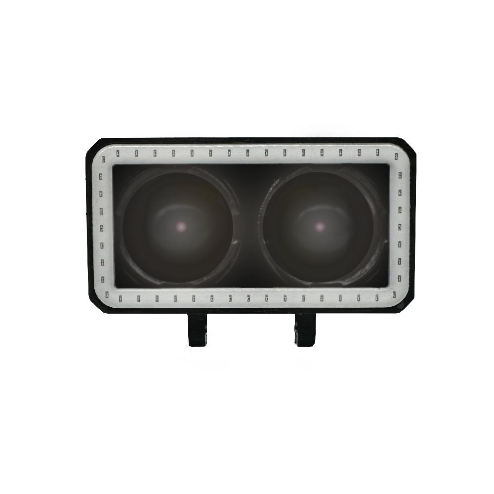 Foto 2 pulgar | Faro Auxiliar Led Rasen Para Moto Rectangular 2 Lupas