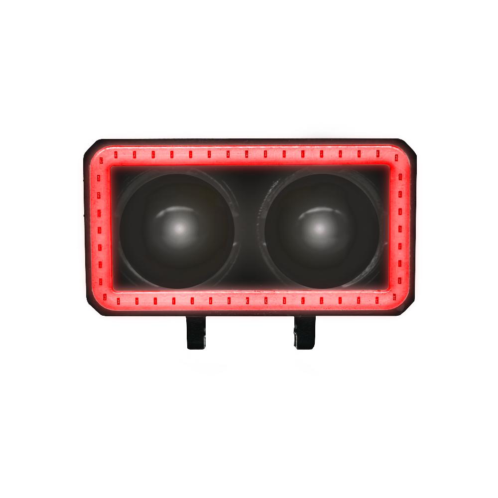 Foto 2 | Faro Auxiliar Led Rasen Para Moto Rectangular 2 Lupas