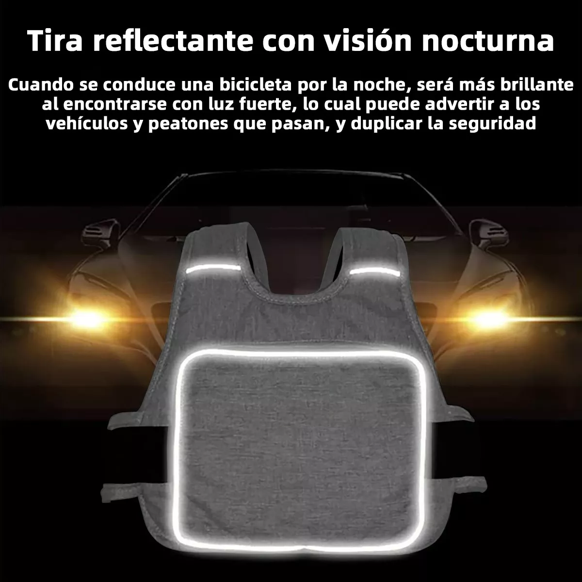 Foto 2 | Cinturón de Seguridad de Moto Bici con Arnés Eo Safe Imports Gris