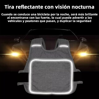 Foto 2 | Cinturón de Seguridad de Moto Bici con Arnés Eo Safe Imports Gris