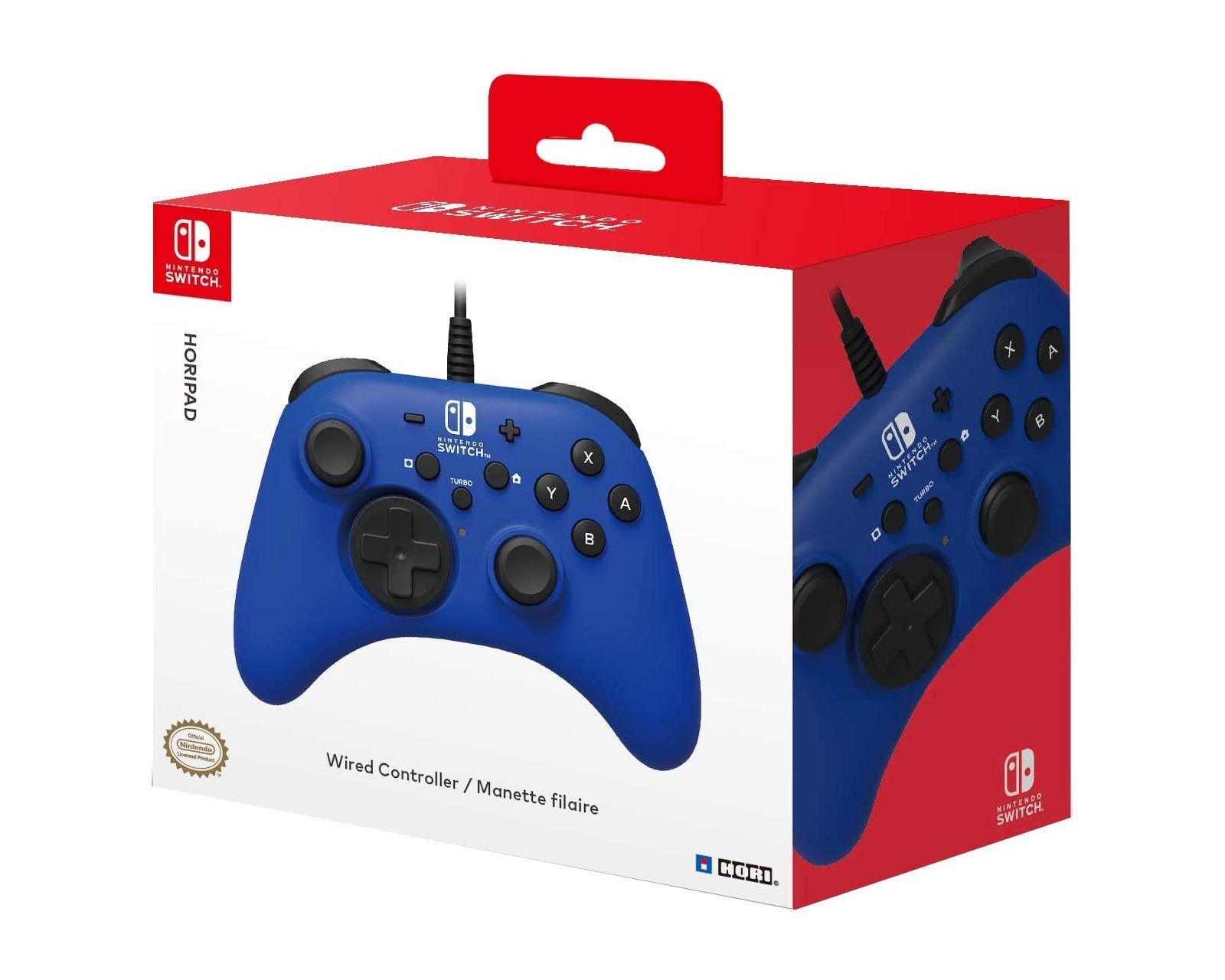 Foto 4 pulgar | Control Hori Horipad color Azul para Nintendo Switch