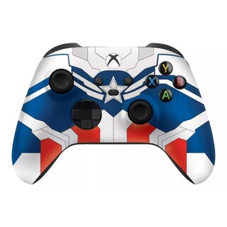 Foto 3 | Razer Control Inalámbrico Capitán América Y Soporte De Carga Rápida Para Xbox