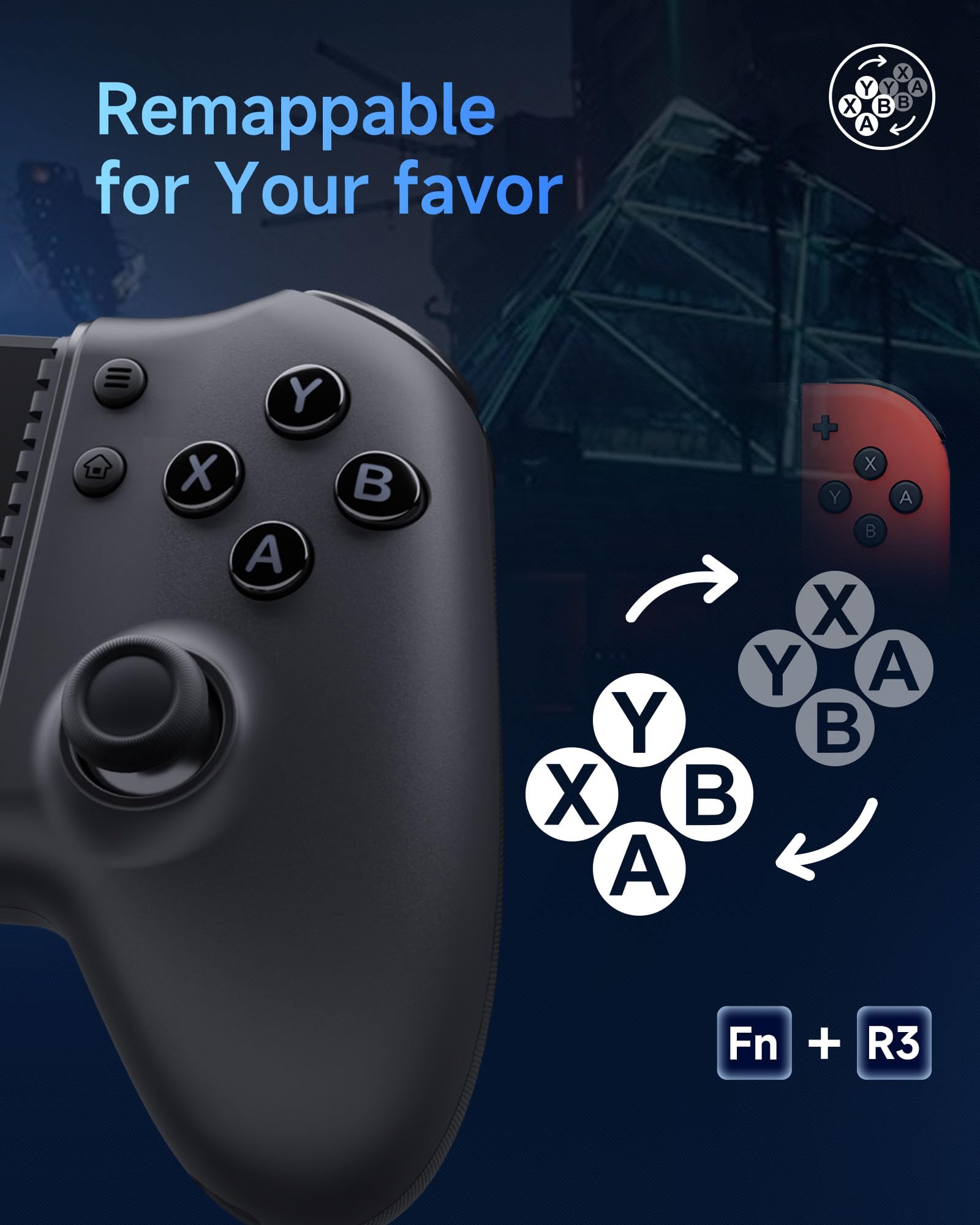Foto 6 pulgar | Controlador de Juegos Móvil Bluetooth Easysmx M15 Serie 15 - Venta Internacional