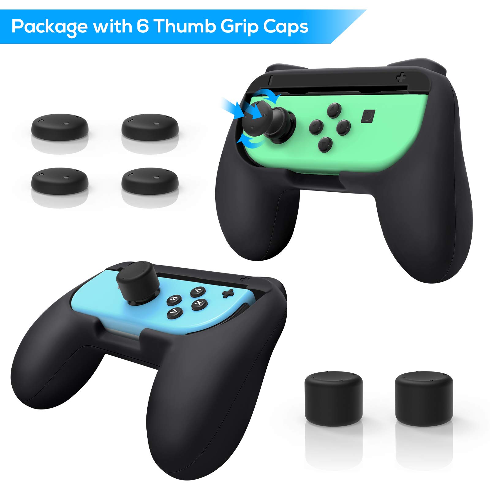Foto 5 pulgar | Grips Fastsnail Para Nintendo Switch Joy-con Y Switch Oled - Venta Internacional.