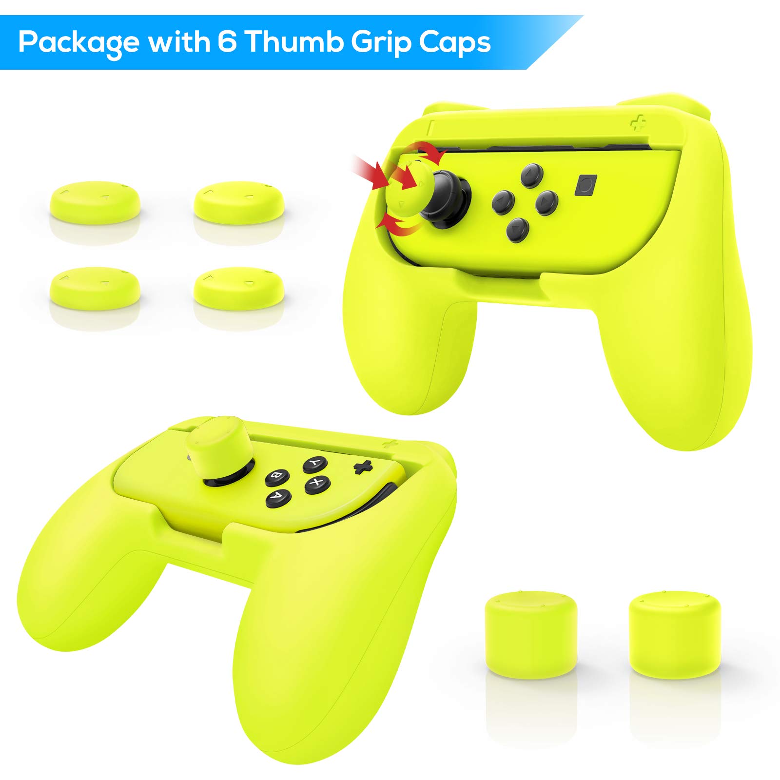 Foto 5 pulgar | Grips Fastsnail Compatible Con El Paquete Joy-con De Nintendo Switch 2 - Venta Internacional.