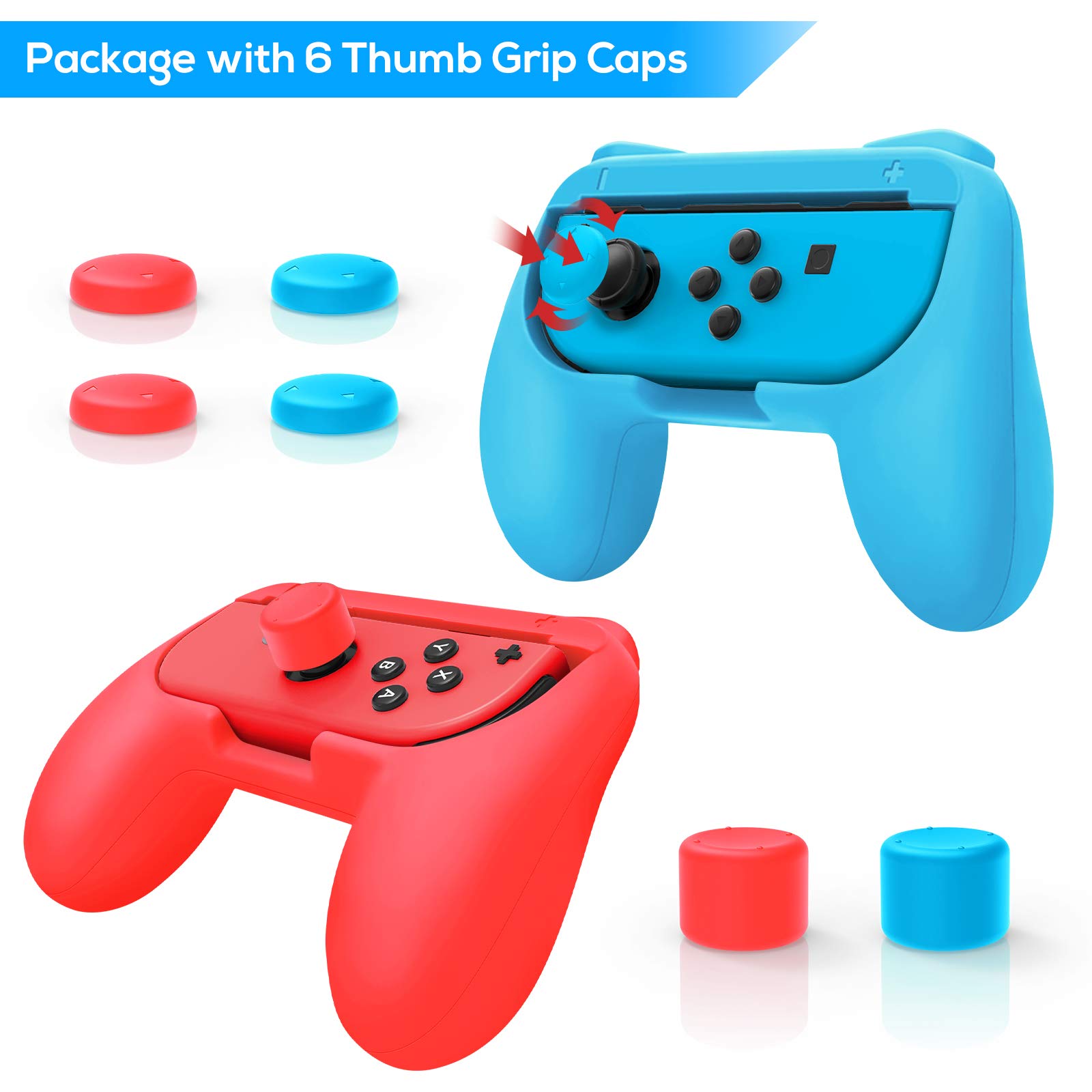Foto 4 | Grips Fastsnail Es Compatible Con Los Joy-con De Nintendo Switch - Venta Internacional.