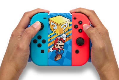Foto 2 | Joy-con Comfort Grip Powera Para Nintendo Switch - Mario - Venta Internacional.