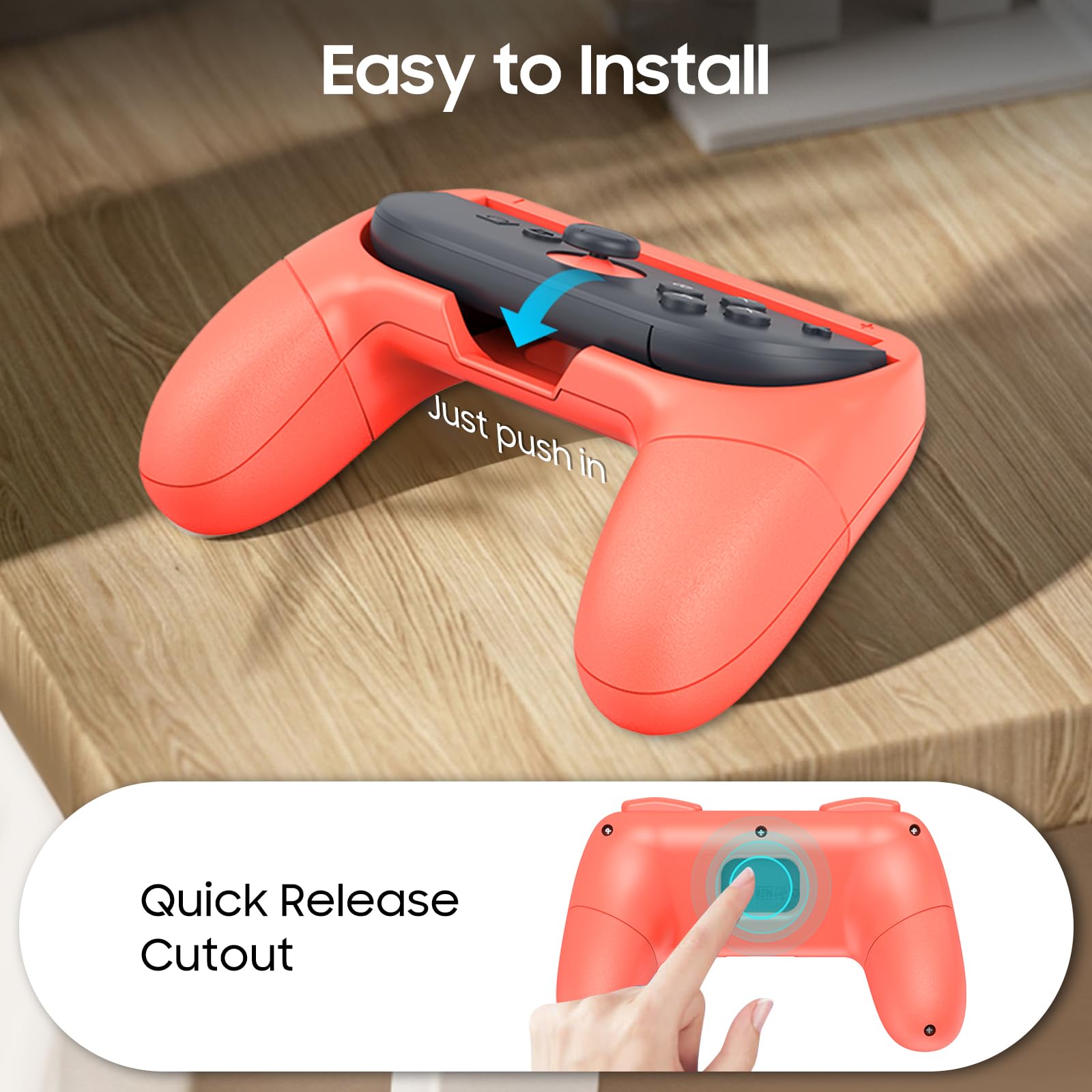 Foto 5 pulgar | Juego De 2 Joy-con De Grips Fintie Para Nintendo Switch 2 (2025) - Venta Internacional.