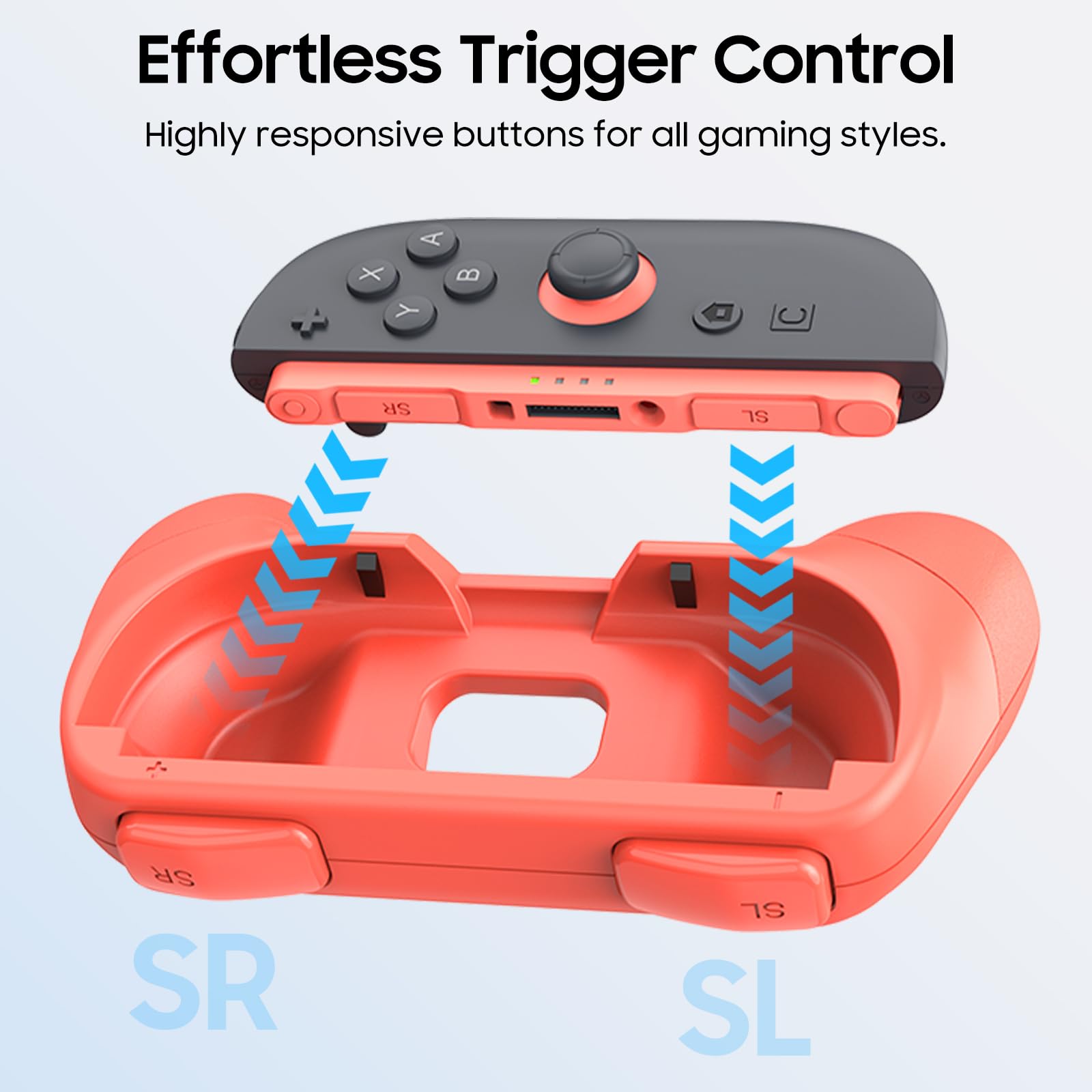 Foto 6 pulgar | Juego De 2 Joy-con De Grips Fintie Para Nintendo Switch 2 (2025) - Venta Internacional.