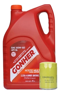 Foto 1 | Kit Cambio De Aceite Atlantic 1981 Al 1987 1.7 Gonher 20w50