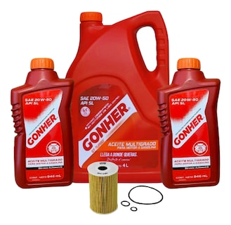 Foto 1 | Kit Cambio De Aceite Transporter 2014 2.0t Gonher 20w50