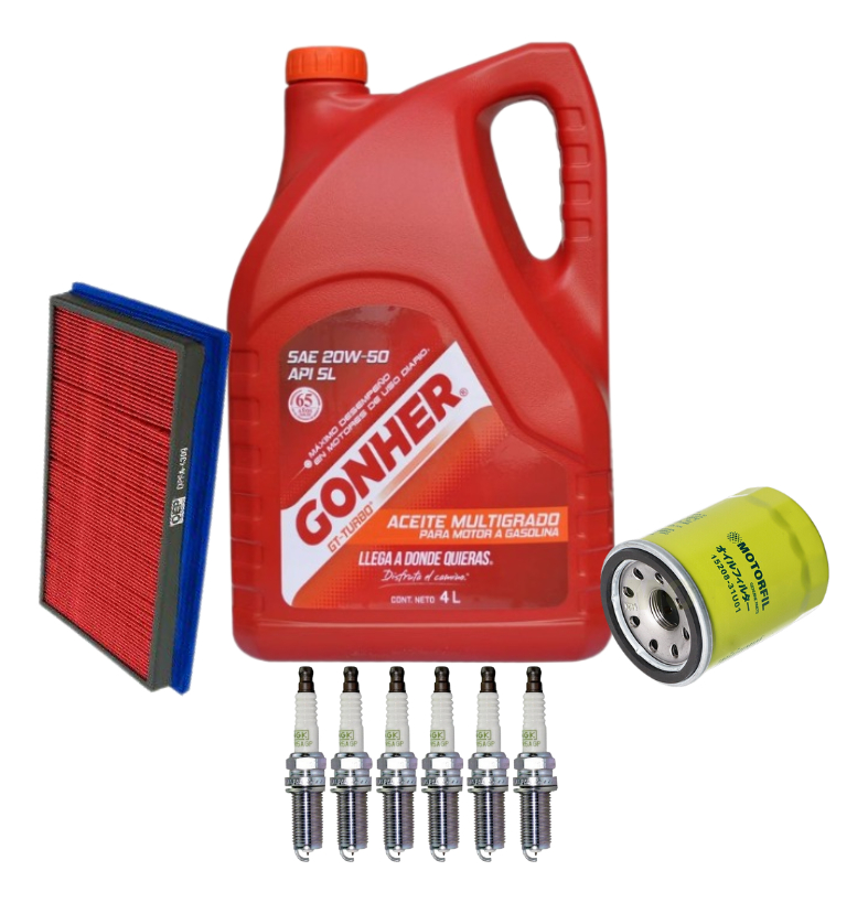 Foto 1 | Kit De Afinacion Maxima 2002 Al 2008 3.5 L Gonher 20w50