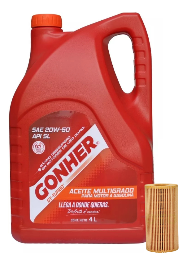 Foto 2 pulgar | Kit Cambio De Aceite Bora 2006 Al 2010 2.5 Gonher 20w50