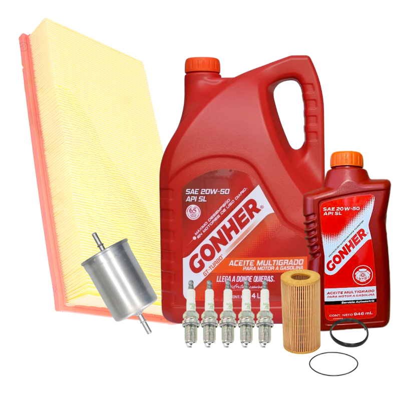 Kit Afinación Beetle 2008 Al 2011 2.5 Aceite Gonher 20w50