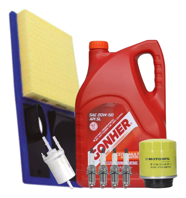 Foto 1 | Kit De Afinación Vento 2014 Al 2021 1.6 Aceite Gonher 20w50