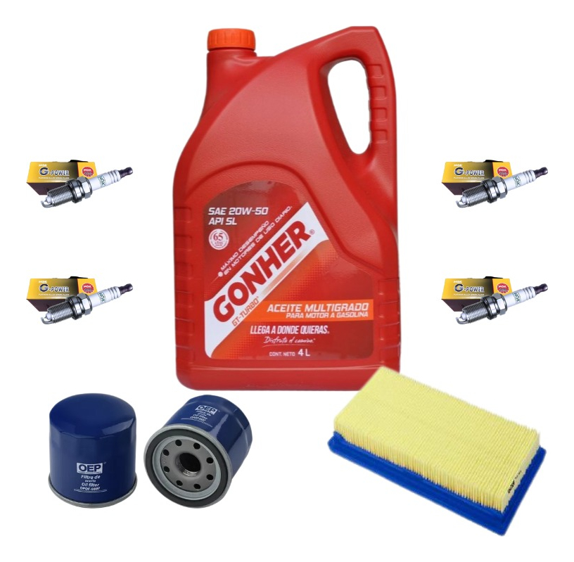 Kit De Afinacion Tiida 2016 Al 2018 1.6 L Gonher B/platino