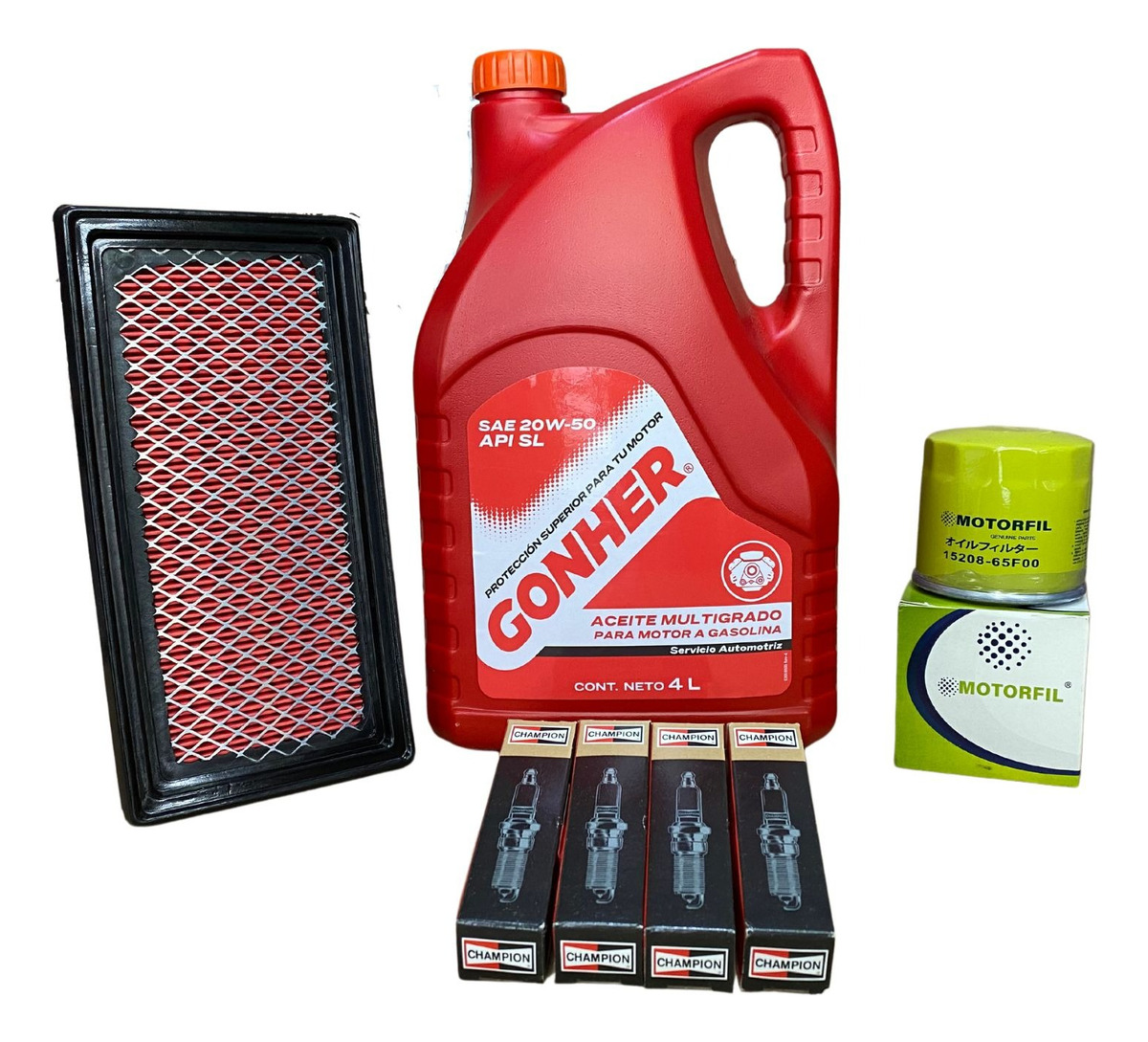 Foto 1 | Kit Afinacion Versa March V-driver 12-19 Gonher Bujia Iridio