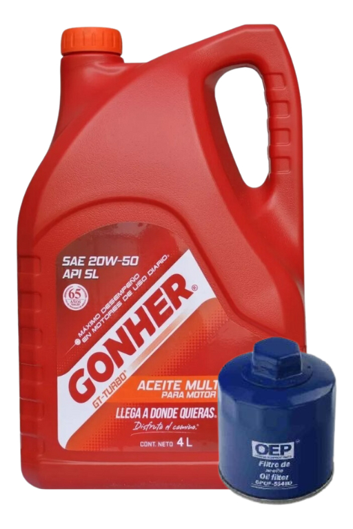 Foto 2 pulgar | Kit Cambio De Aceite Passat 2008 Al 2011 2.0t Gonher 20w50