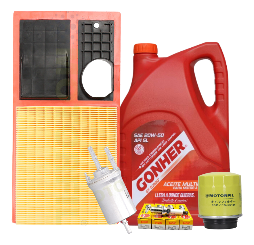 Kit De Afinación Polo 2015 Al 2017 1.6 Aceite Gonher 20w50