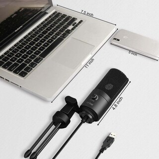 Foto 2 | Venta Internacional - Micrófono USB Fifine K669 con Control de Volumen
