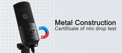 Foto 5 | Venta Internacional - Micrófono USB Fifine K669 con Control de Volumen