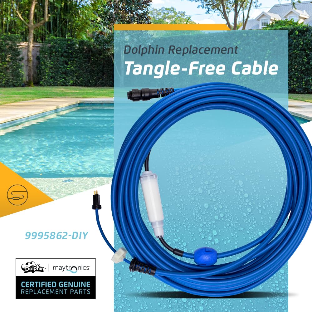 Foto 3 pulgar | Cable De Repuesto Dolphin Azul De 60 Pies Con Giratorio Para M200 - Venta Internacional.