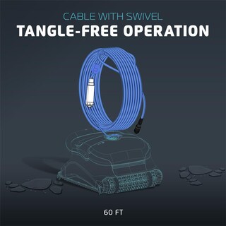 Foto 5 | Cable De Repuesto Dolphin Azul De 60 Pies Con Giratorio Para M200 - Venta Internacional.