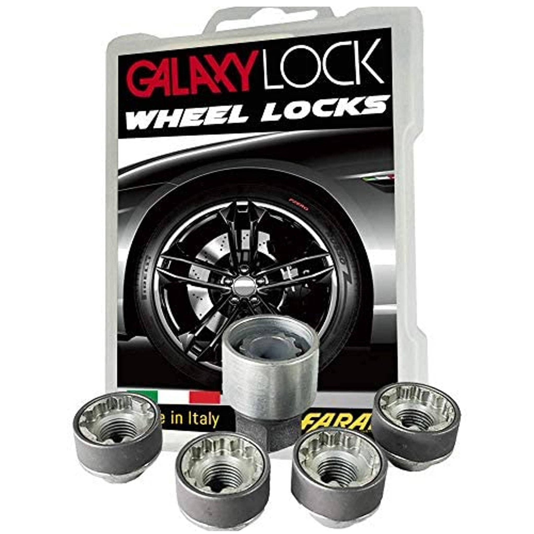 Tuercas de Seguridad Galaxylock para Ford F150 Todos los Modelos de 2015 en Adelante con Rines de Acero con o sin Tapón $1,299