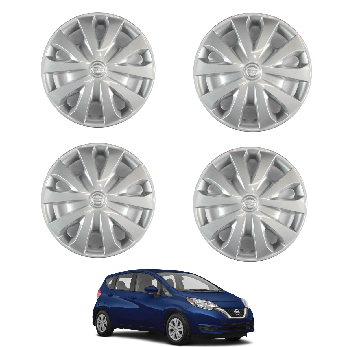 Juego De 4 Tapones De Rueda Para Auto Nissan Note 2013-2022 Original