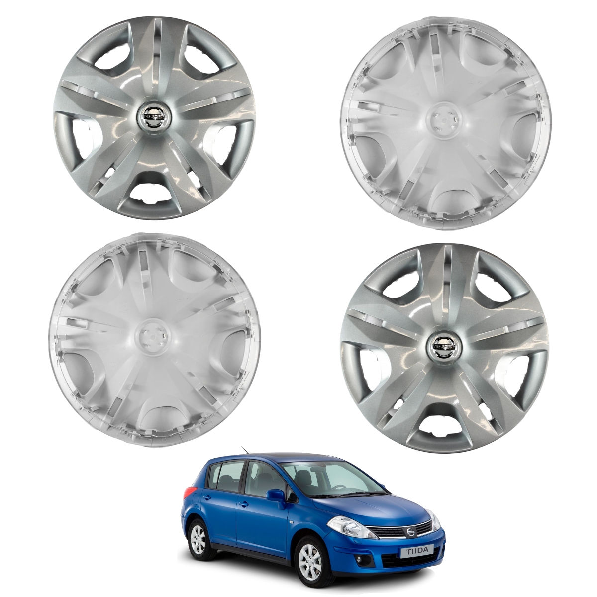 Foto 2 pulgar | Juego De 4 Tapones De Rueda Para Auto Nissan Tiida Hatch Back 2010-2018  Original