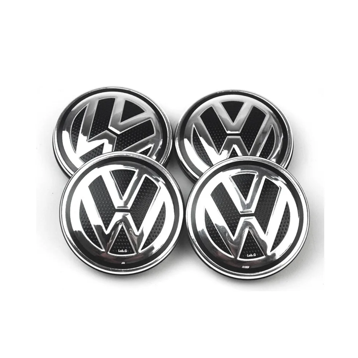 4 Tapas Centro De Rin Vw Jetta A6 A7  Bora  Tiguan 65mm Lab.g Plata