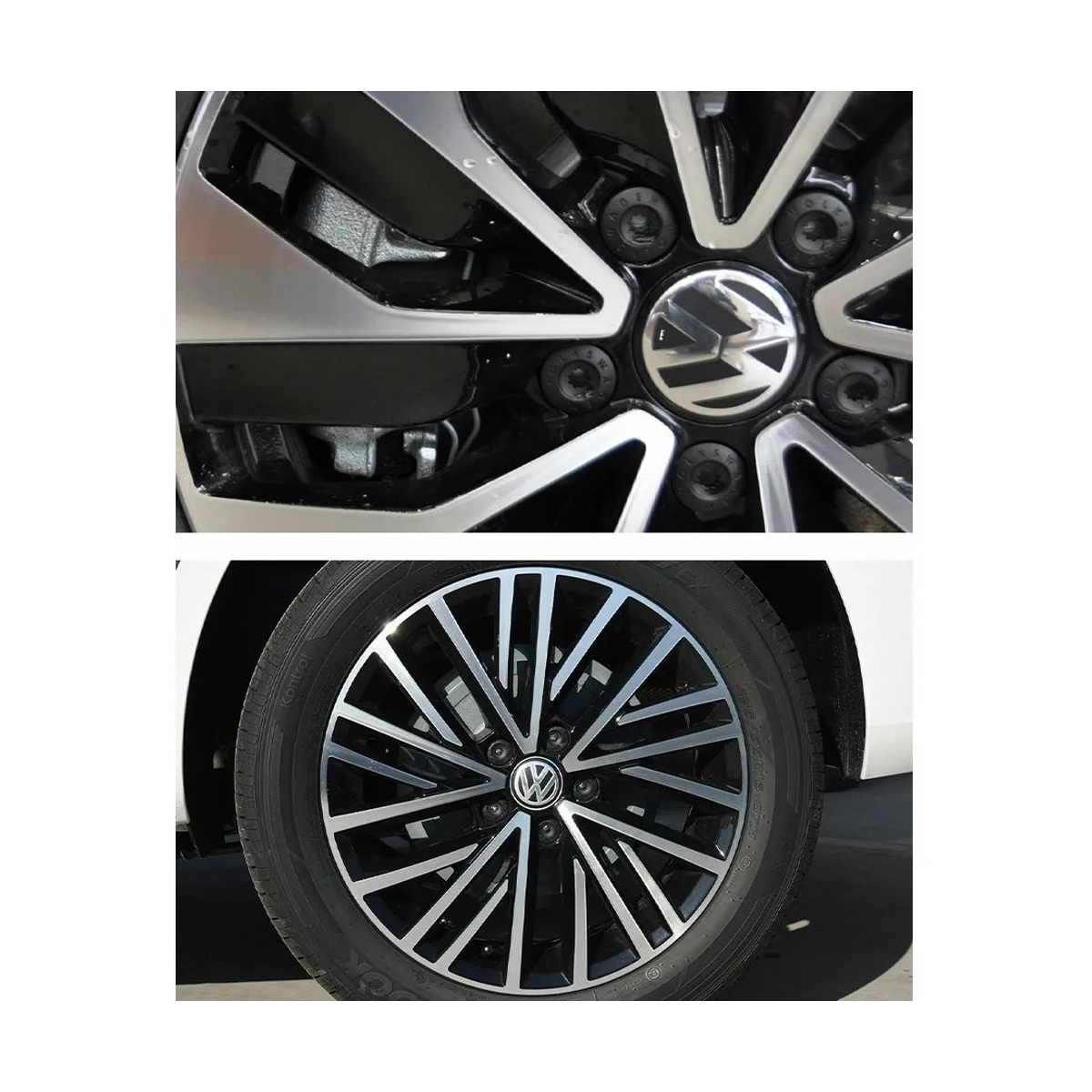 Foto 5 | 4 Tapas Centro De Rin Vw Jetta A6 A7  Bora  Tiguan 65mm Lab.g Plata