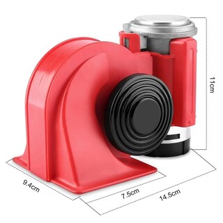 Foto 2 | Claxon Corneta Eo Safe Imports Bocina Rojo