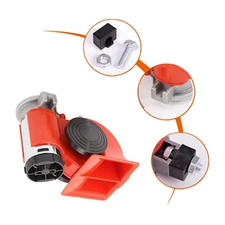 Foto 3 | Claxon Corneta Eo Safe Imports Bocina Rojo