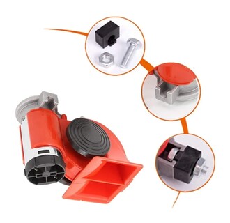Foto 3 | Claxon Corneta Eo Safe Imports Bocina Rojo