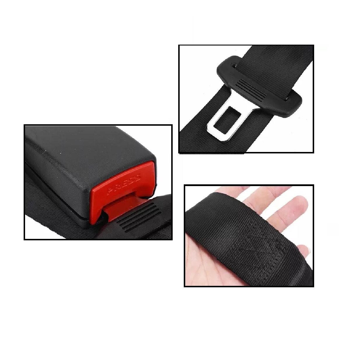 Foto 4 pulgar | Cinturón de Seguridad Lab.g Negro