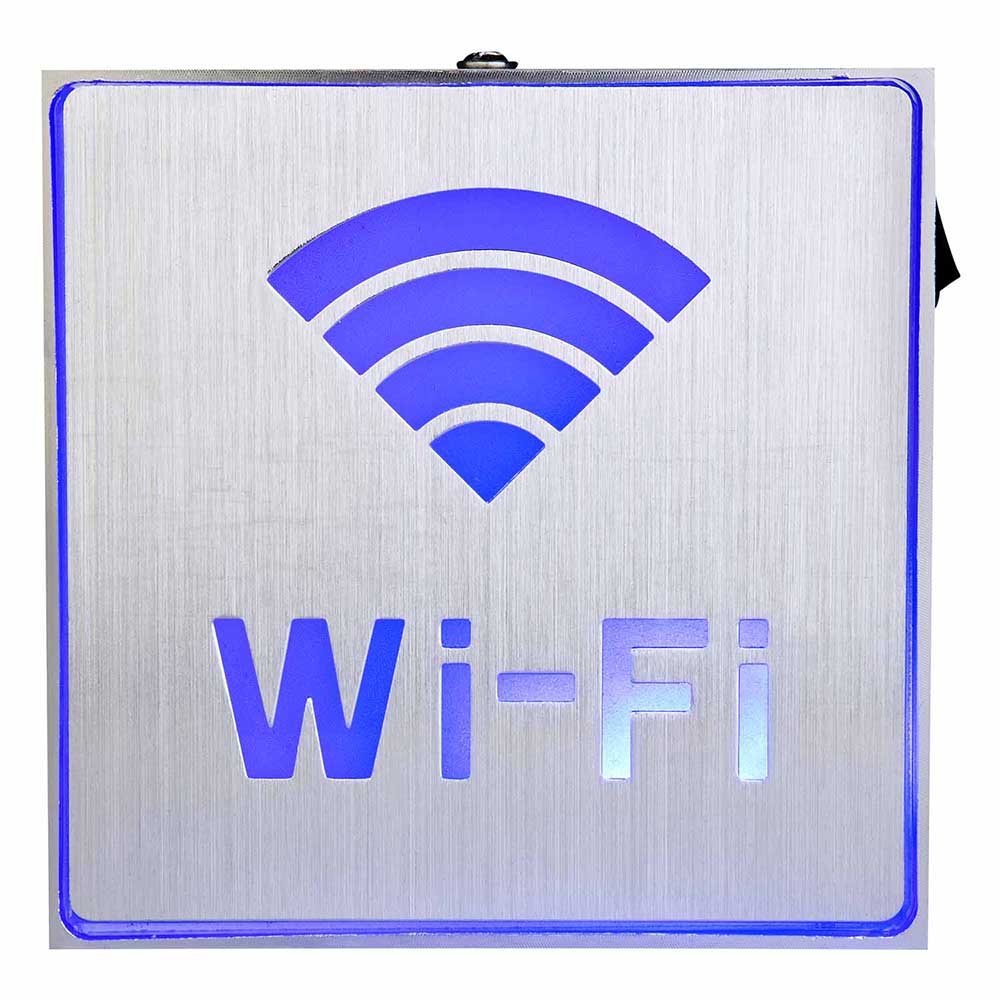 Foto 1 | Anuncio Luminoso Mitzu Mtl-3008 color Azul con Signo WiFi