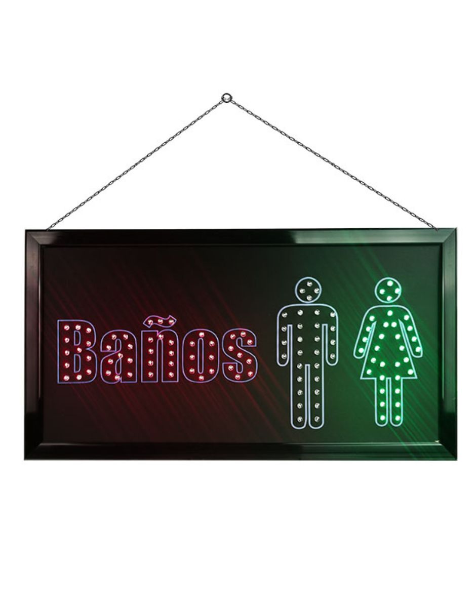 Foto 3 | Letrero LED Luminoso Master Baños Ml-let-banos