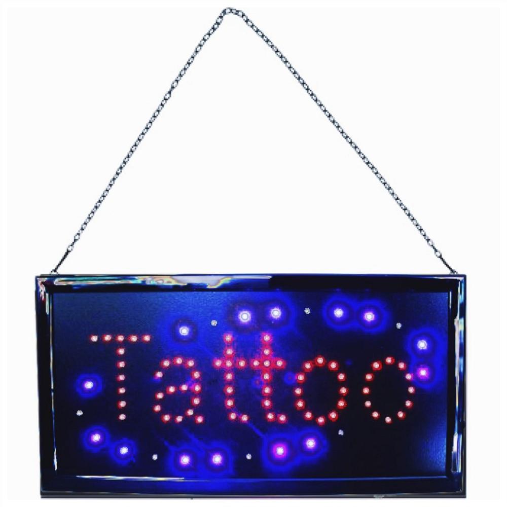 Foto 2 pulgar | Anuncio Luminoso Led "Tatto" Radox CH246-426 color Negro