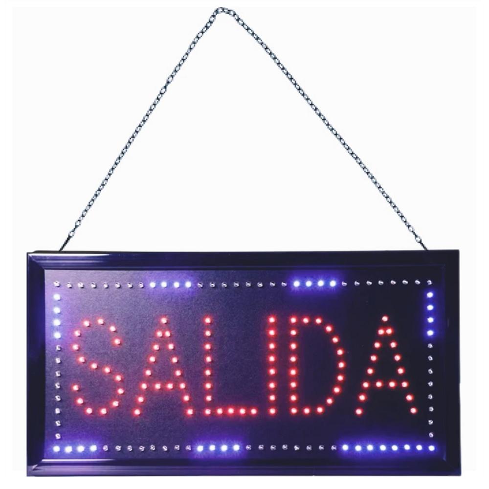 Foto 2 pulgar | Anuncio Luminoso Led "Salida" Radox CH246-421 color Negro