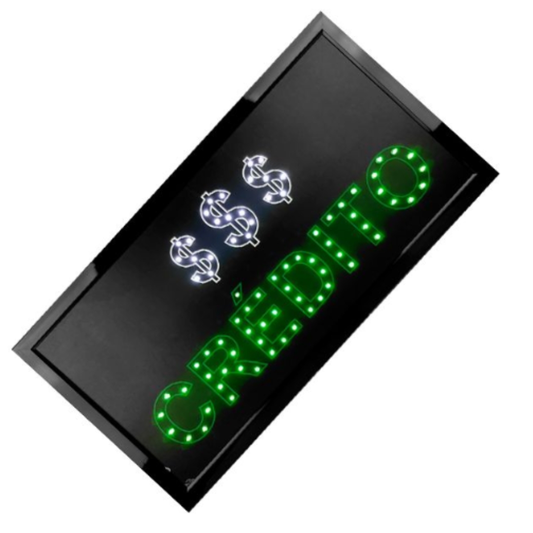 Foto 3 pulgar | Letrero Led Luminoso Crédito Ml-let-credito