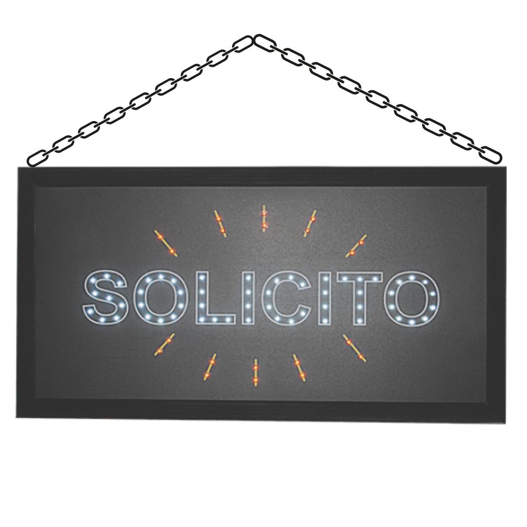Foto 1 | Letrero Led Luminoso Solicito Ml-let-sol