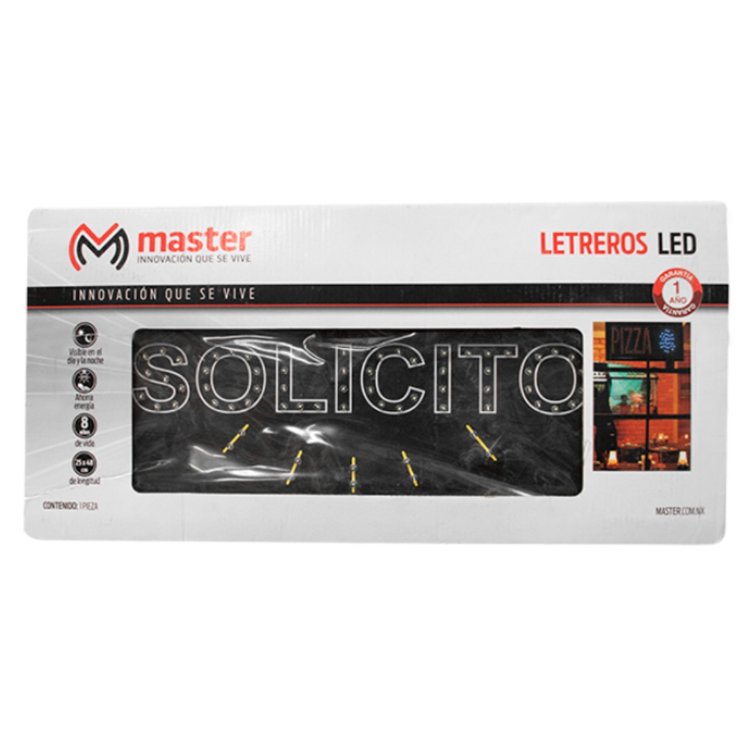 Foto 3 | Letrero Led Luminoso Solicito Ml-let-sol