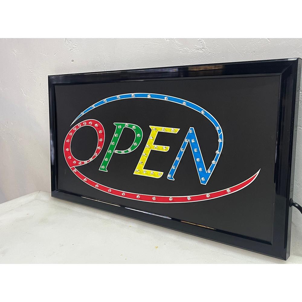 Foto 4 pulgar | Anuncio Luminoso Vintage Leds Open