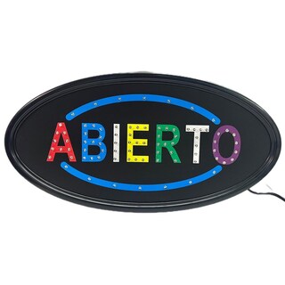 Foto 1 | Anuncio Luminoso Radox Vintage Leds 'Abierto'