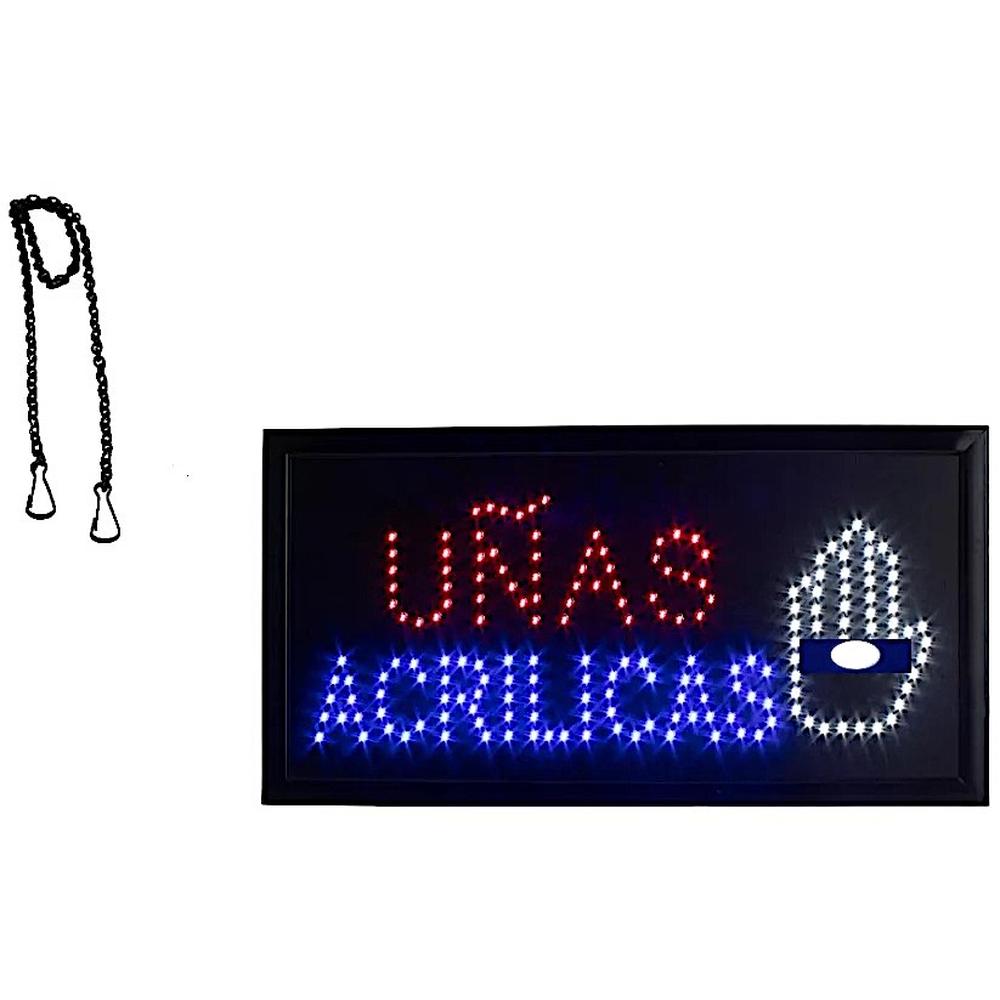 Foto 2 | Anuncio Luminoso Vintage Led Uñas Acrilicas