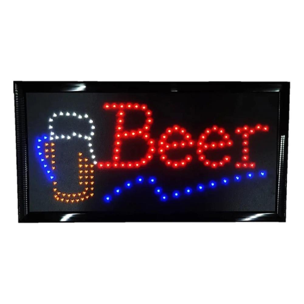 Foto 2 pulgar | Anuncio Luminoso Vintage Led Beer