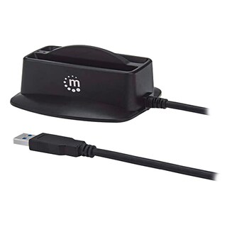 Foto 2 | Base para Disco Duro Quickdock Hdd 3.0 Manhattan 151955 Usb 3.0 color Negro